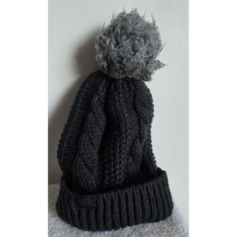 The North Face Beanie Black Grey Unisex Winter Hat Skull Cap Gorpcore